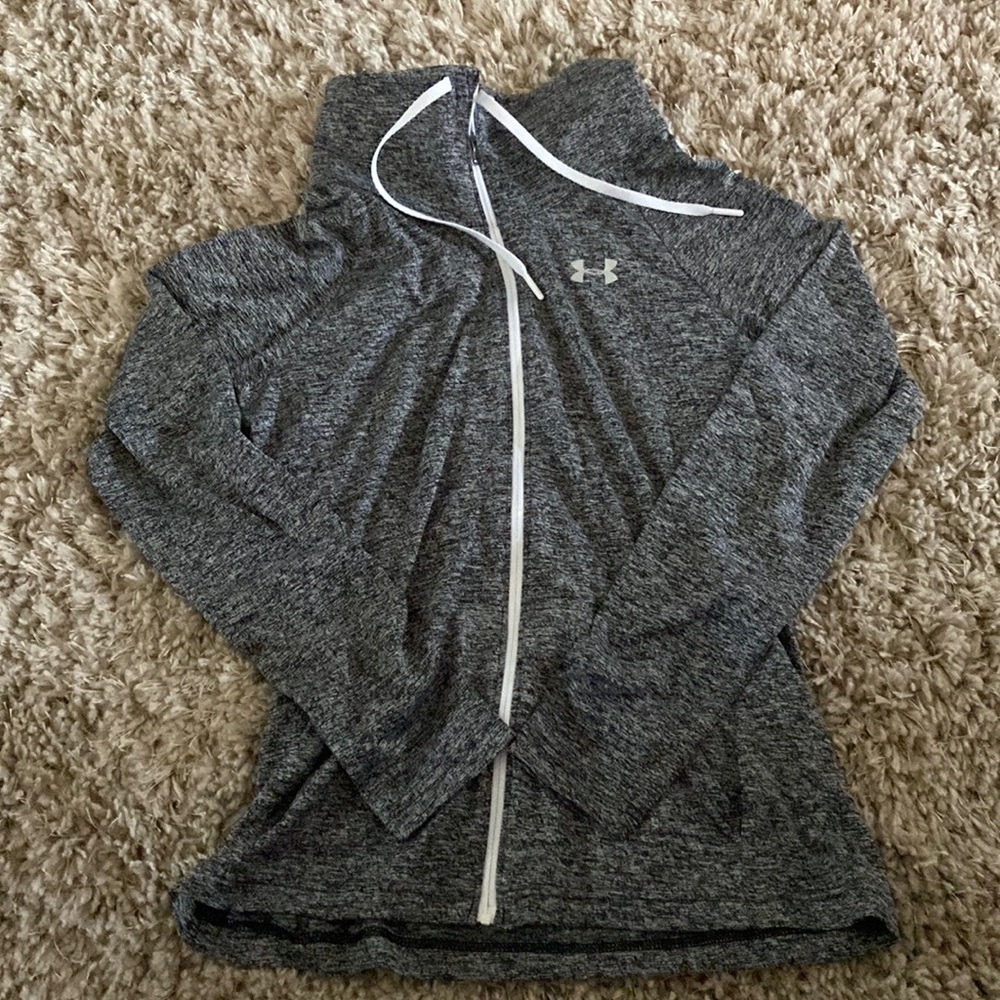 Under Armer long sleeve zip up.